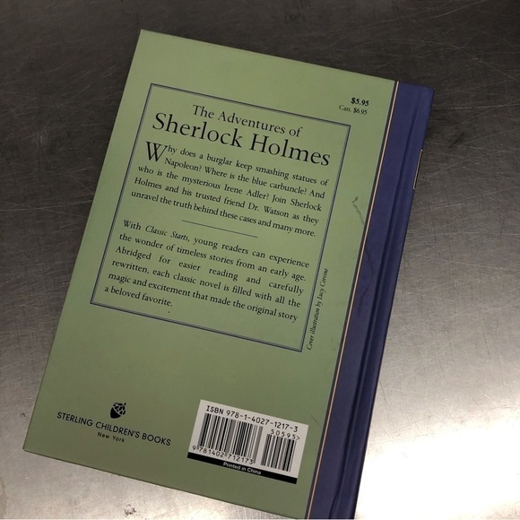 Classic Starts: The Adventures of Sherlock Holmes, Hardback book. - Picture 5 of 6